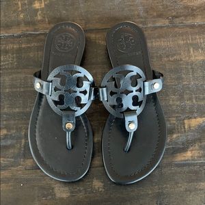 Tory Burch black Miller sandal